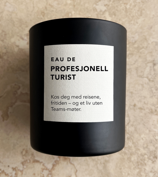 Eau de Profesjonell Turist Duftlys